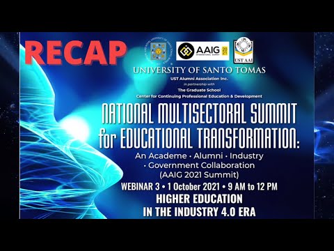 AAIG2021 Webinar 3 Recap: HIGHER EDUCATION IN THE INDUSTRY 4.0 ERA AAIG2021 Webinar 3 Recap: HIGHER EDUCATION IN THE INDUSTRY 4.0 ERA Thumbnail