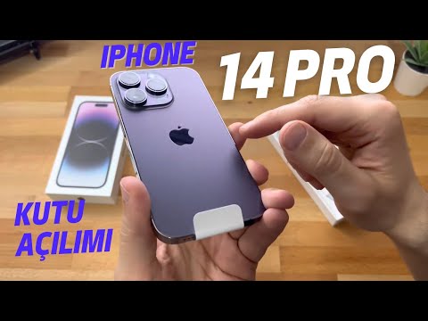 iPhone 14 Pro Kutu açılımı inceleme - ilk kurulum