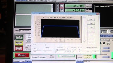 X2 Mini Mill Conversion- Part 6a- Mach 3--Motor Tuning Setup