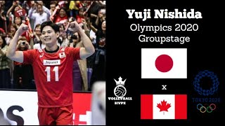 Yuji Nishida (西田 有志) - Olympic Games Tokyo 2020 - Japan vs Canada - Men's Volleyball - Pool Play