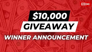 $10,000 GIVEAWAY WINNER ANNOUNCEMENT | PRO TRADER INDIA