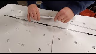 Vizio 65" TV-No Backlights & No Image LED Strip Replacement - Vizio TV Models  E65-E3