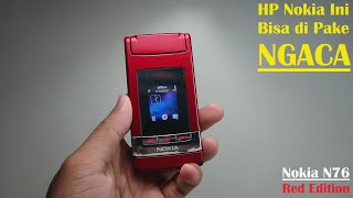 BISA NGACA SAMBIL NYISIR DI HP JADUL INI | NOKIA N76 DENGAN KEUNIKAN CERMINNYA