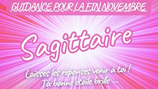 ♐ SAGITTAIRE ~ Laisses les réponses venir à toi! Ta bonne étoile brille... #tarot #sagittaire 