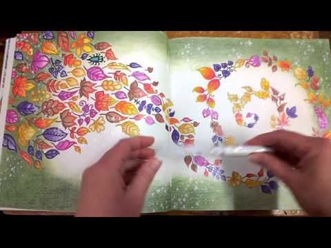 The Fifth Colouring Book In My Series Features Johanna Basfords Beautiful Enchanted Forest This Walk Through Will Feature A Number Of
