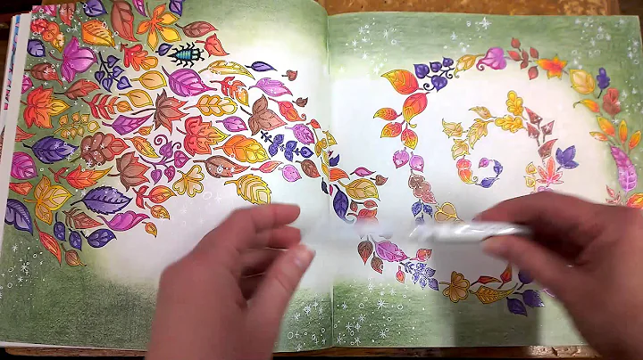 Colouring Book Enchanted Forest  Walk through with...