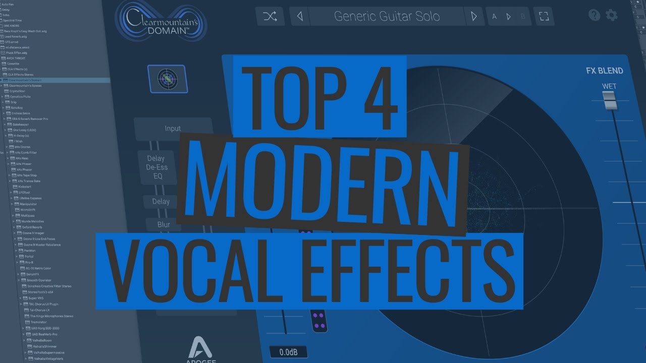 Top 4 Modern Vocal Effects Make Your Vocals Stand Out YouTube