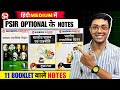 PSIR Optional Notes By Shubhra Ranjan Mam || Hindi Medium वाले NOTES || 11 Booklet Complete Set 