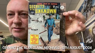 Opening the Alan Class Archives - 5th August 2024