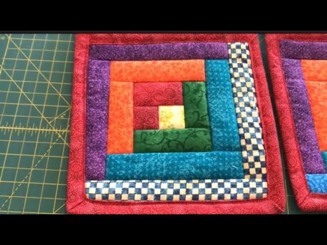 Quilt As You Go Pot Holder