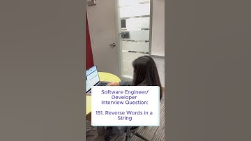 Software Engineer/Developer Interview Question: 151. Reverse Words in a String