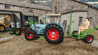 A day in the life of a 1980 Farmer | Farming Simulator 22 screenshot 1