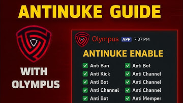 How to Setup Antinuke Bot on Discord | Olympus Bot (Full Guide)