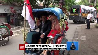 Wacana Becak Kembali ke Ibu Kota Jakarta