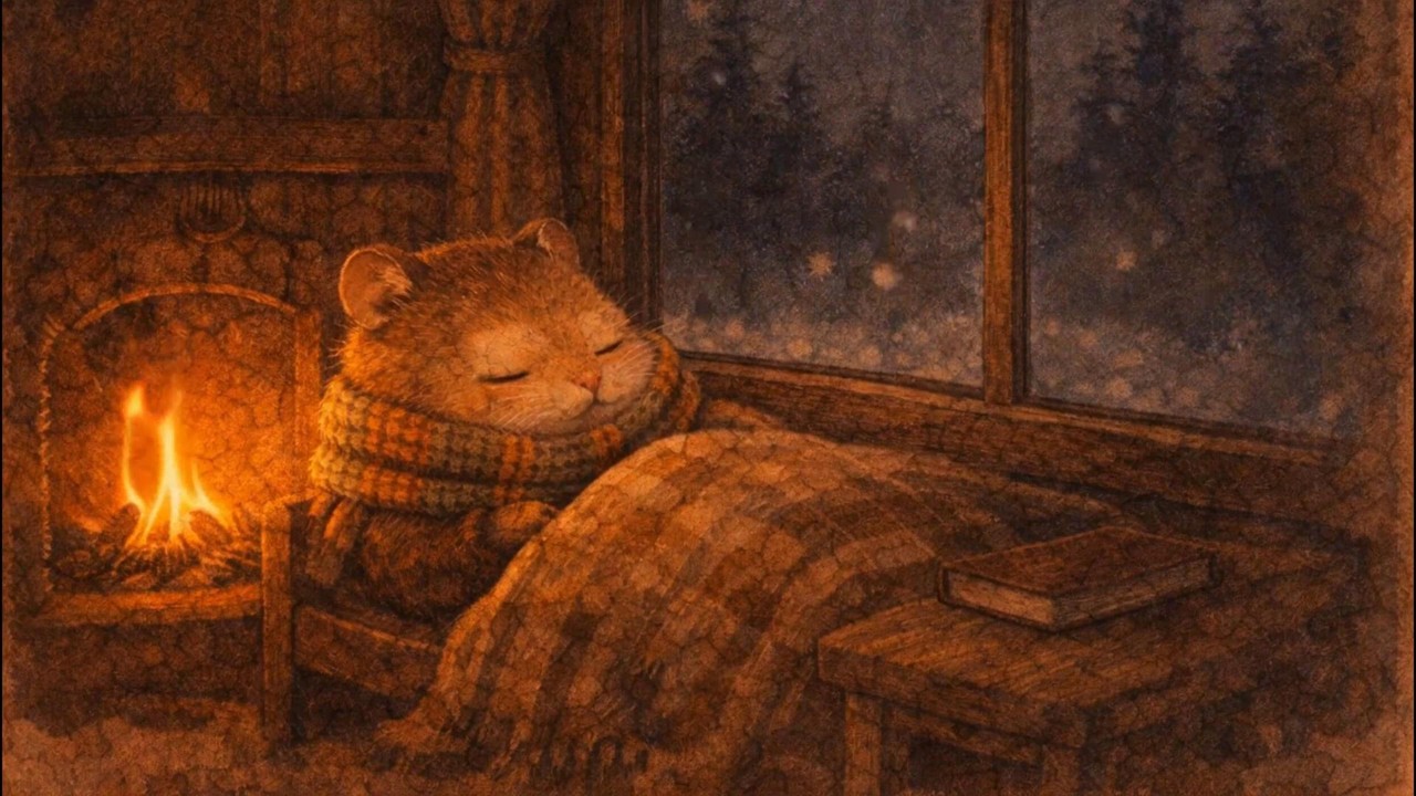 Cozy Celtic Music for Deep Sleep | Quiet Winter Night