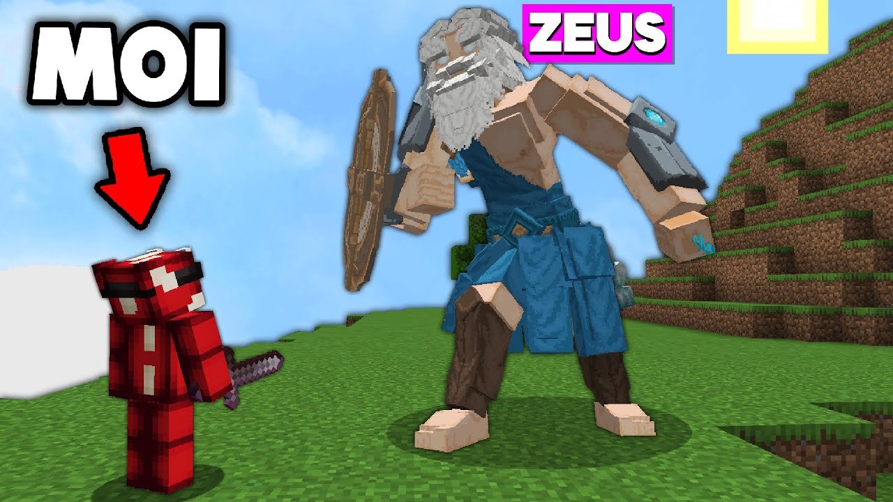 J'ai Troll des Noobs avec des Dieux Gigantesques sur Minecraft - YouTube