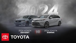 2024 Toyota Sienna vs 2024 Honda Odyssey | Toyota