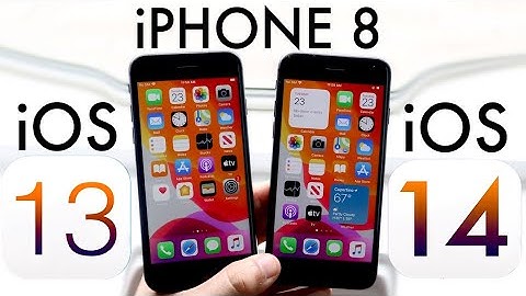 iPHONE 8: iOS 14 Vs iOS 13! (Comparison)