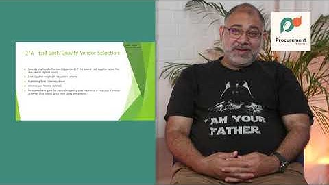 16 QA Ep 8 Cost Quality Vendor Selection