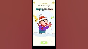 Delete Puzzle, Level 281. What is he doing? 🍦😛🥰. #GamePlay