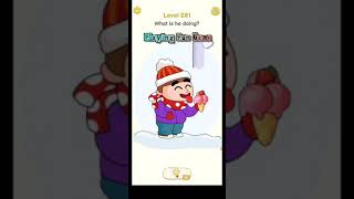 Delete Puzzle, Level 281. What is he doing? 🍦😛🥰. #GamePlay screenshot 3