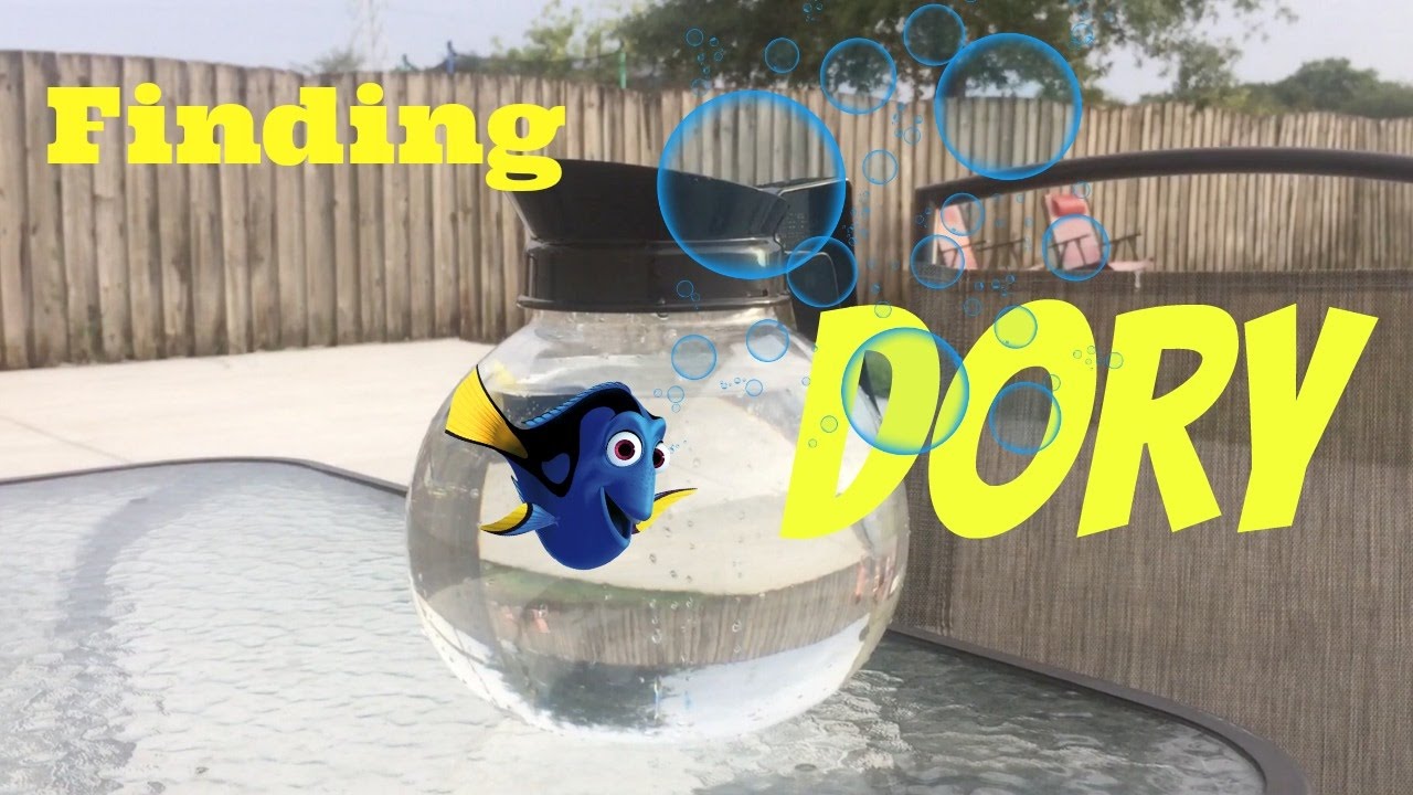 Finding Dory coffee pot -Cute skit for kids!🐟