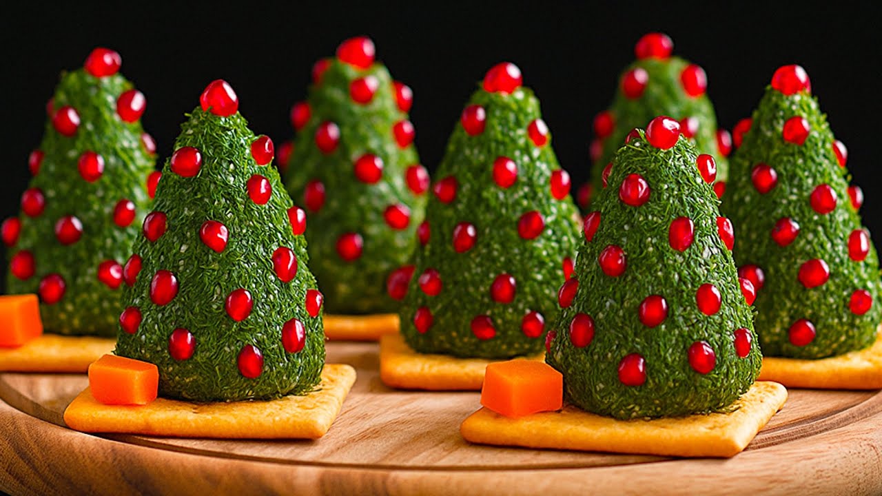 Праздничная закуска за 5 минут! Рождественское угощение 🌲