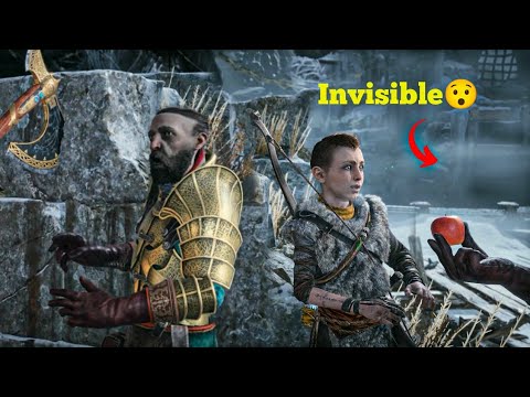 Sindri Explains A Trick To Go Invisible🧐 | Kratos Hurls Axe At Sindri - God Of War