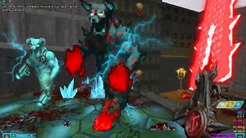 Doom 2 Project Brutality Earhtless  Map E1M4 - Rendering