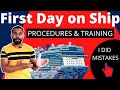 First Working day on a Cruise Ship | Step by Step Details