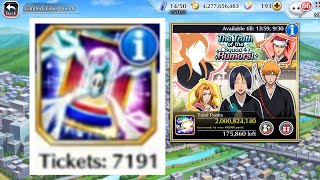Summon 7000+ ticket brave accessories from 2b point event  - Bleach Brave Souls