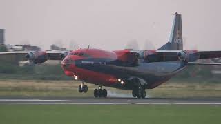 CAVOK ANTONOV 12 arrival from Piestany , Ostend Airport 2023