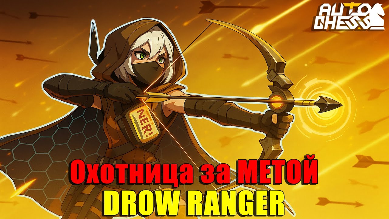 Охотница за МЕТОЙ, - DROW RANGER УНИЧТОЖАЕТ! ► Auto Chess S32