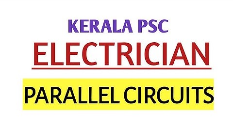 Electrician- Parallel Circuits