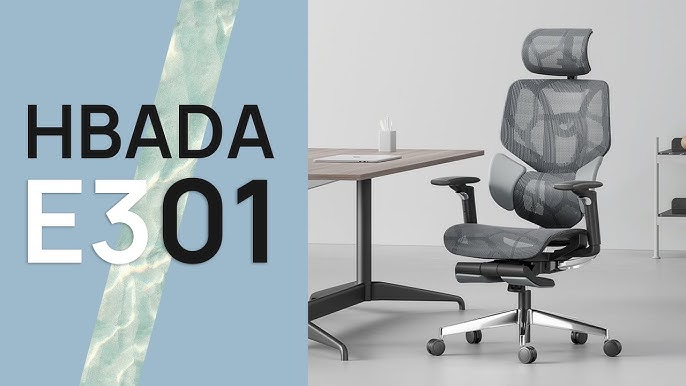 HBADA E1 Ergonomic Chair With Footrest