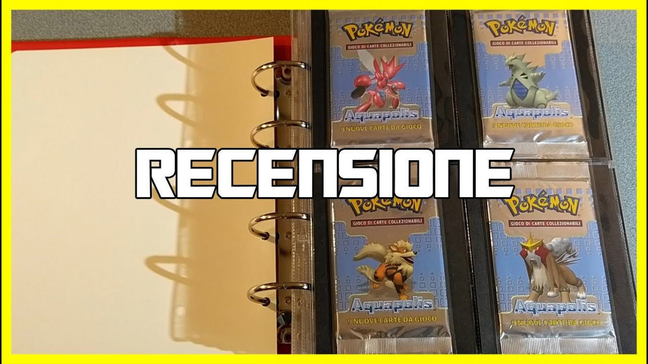 ALBUM E PAGINE PER COLLEZIONE PACCHETTI SIGILLATI POKEMON - YouTube