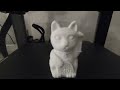 Creality ender 3 v3 se  la 1re impression 3d  le chat