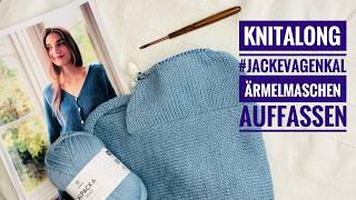 Knitalong Strickjacke VAGEN Teil 5: Ärmel