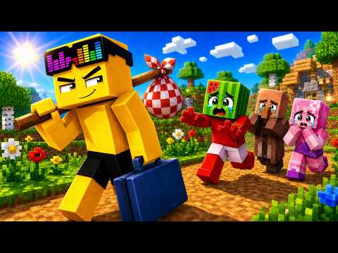 Sunny LEAVES HIS FRIENDS In Minecraft!