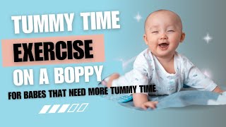 Tummy Time On A Boppy