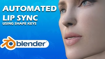 Automated Lip Sync using Shape Keys | Blender 3D