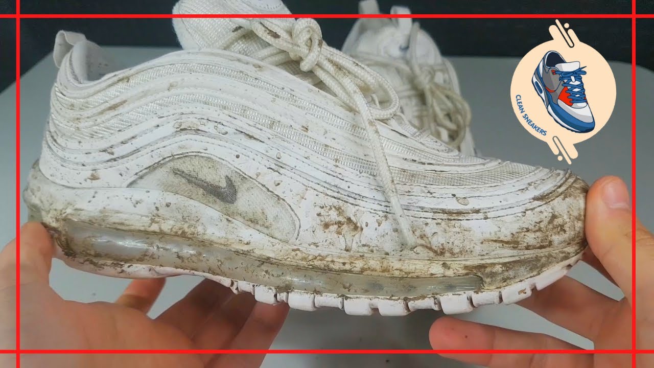 doce disco primer ministro How to Clean Your Nike AirMax 97? (ASMR) Clean Sneakers - YouTube