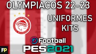 PES 2021 - Uniformes/kits Olympiacos (22-23) Xbox