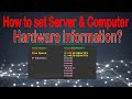 How to set server & desktop hardware information on screen in Hindi in Windows 2022 step by step?