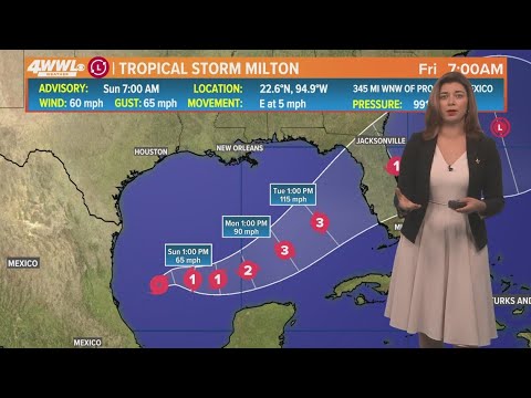 Sunday 7 am Tropical Update: Milton expected to make landfall in ...