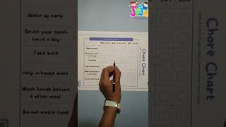 Chore Chart For Kids