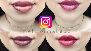 Colourpop Metallic Liquid Lipstick Lip Swatch Man Eater, Kween,Zebra And 3-Way