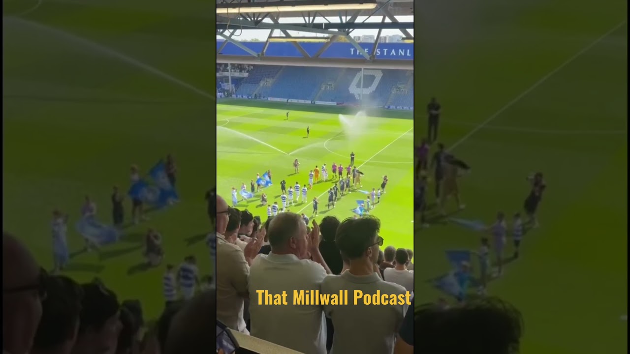QPR vs Millwall Playing Coming Out #football #millwall #efl