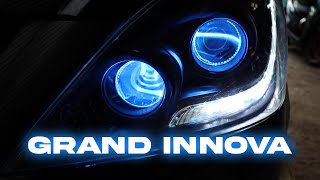 MODIFIKASI LAMPU GRAND INNOVA MOBIL LAMA BISA KITA PASANGIN DOUBLE PROJECTOR ❗️