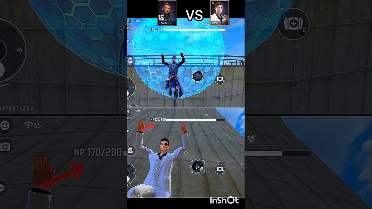 free fire chrono vs skyler 😱💯 